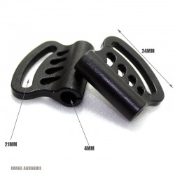 21 x 4mm Corde / Sangle Connecteur 2