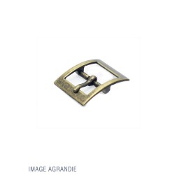 2 x 15mm Boucles de ceintures / Métal / Courbe / Carre 2