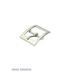 2 x 15mm Boucles de ceintures / Métal / Courbe / Carre 2