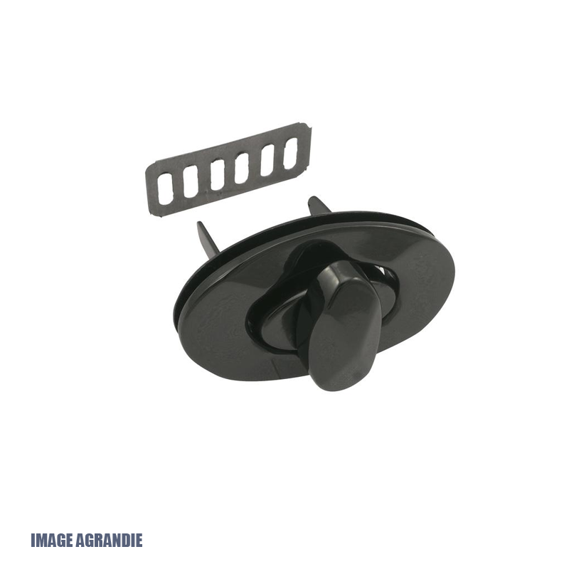 1 x  Fermoir Cartable / Metal / Gunmetal