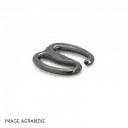 2 x 10mm Boucles pour sandales / Métal / Style2 2