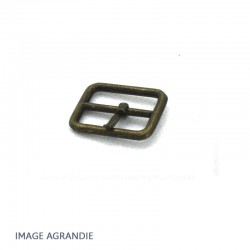 2 x 20mm Boucles des ceintures / Métal / Carre 2