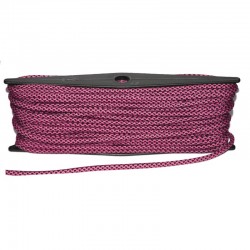 1m x 4mm Paracorde 550 / diamant / rose noir diamant