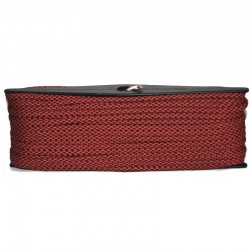 1m x 4mm Paracorde 550 / diamant / rouge noir 