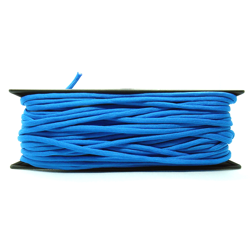 1m x 4mm Paracorde 550 / uni / bleu azure