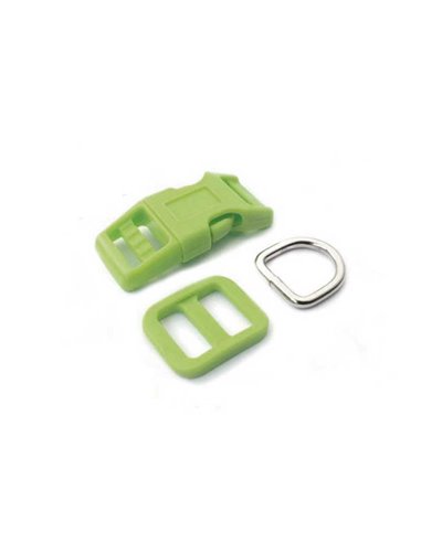 Kit Collier Pour Chien: 19mm / haute qualité / vert printemps