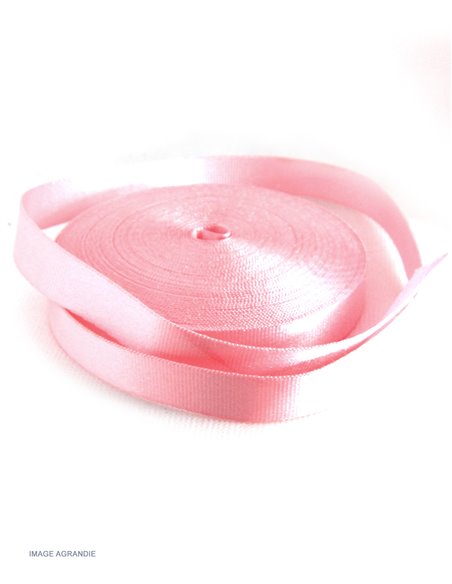 1m x 15mm / Sangle / Nylon / Leger /  rose - destockage