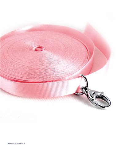1m x 15mm / Sangle / Nylon / Leger /  rose - destockage