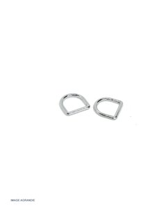 Anneaux demi lunes / zinc / moulé 2