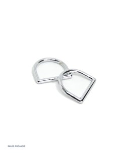 Anneaux demi lunes / zinc / moulé 2