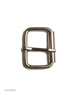 Boucle à rouleau métal zinc dore 2