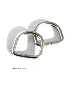 Anneaux demi lunes Carré Inox Soudé (AISI 304) 2
