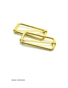 Boucles Coulissantes Réglables Zinc Dore Destockage 2